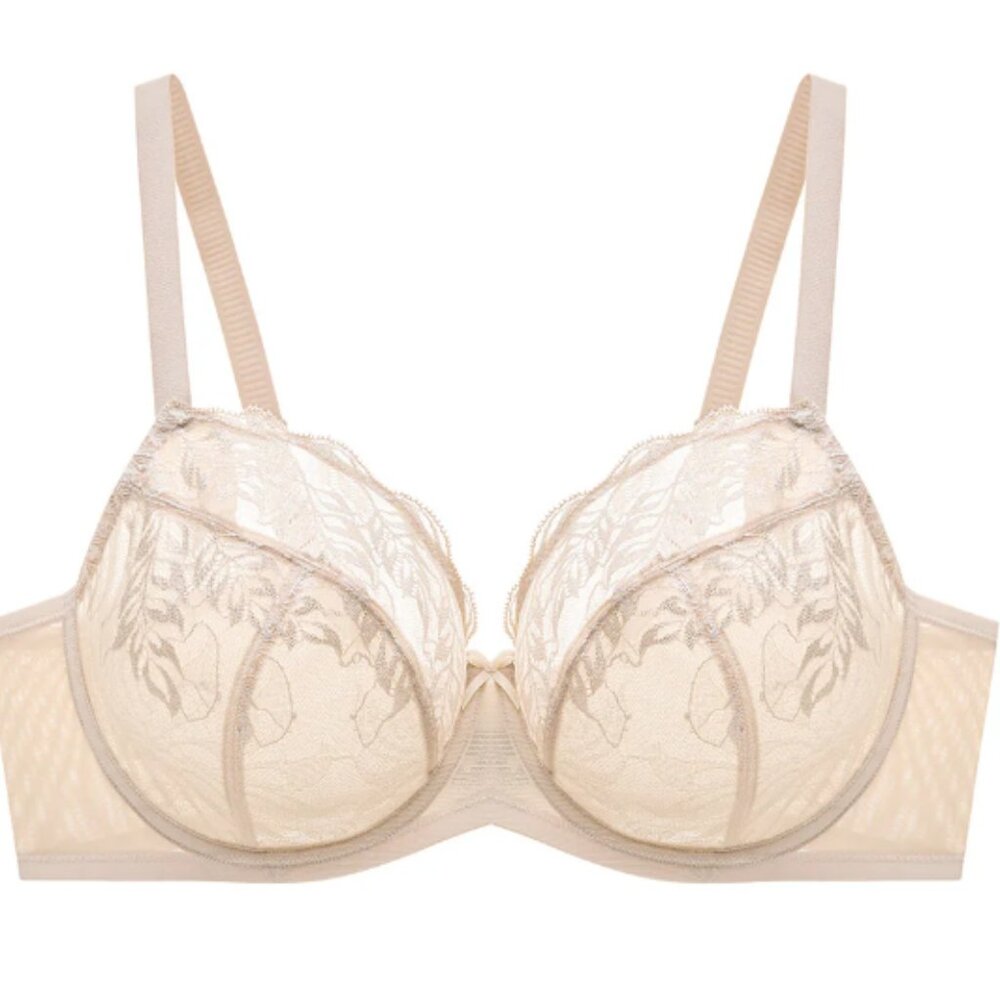 Understance Yara FlexWire Unpadded Demi Lift Bra Champagne 34H - Picture 2 of 5